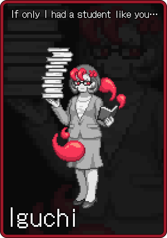 Iguchi : If only I had a student like you…